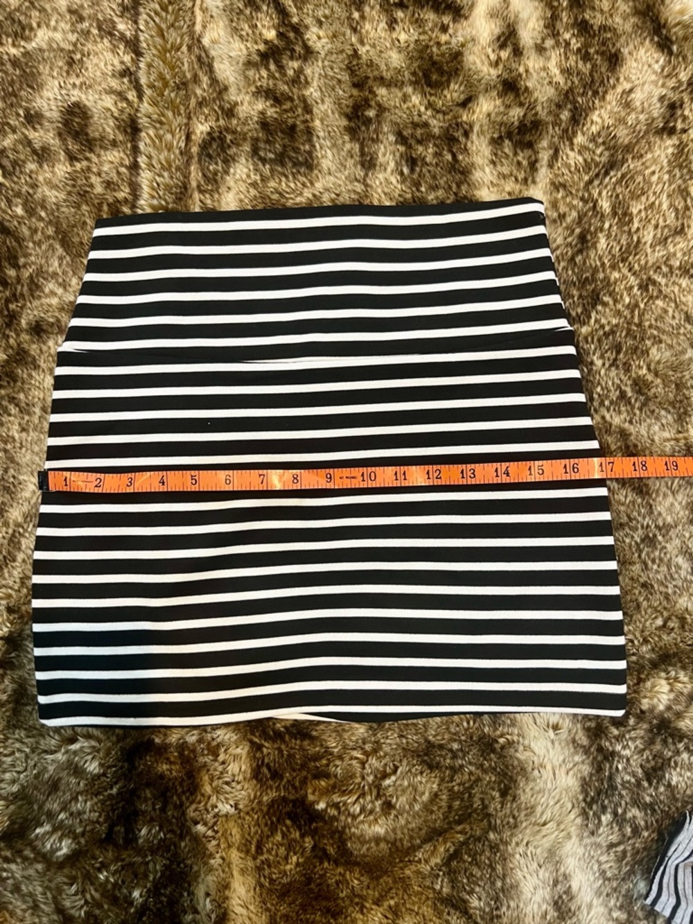 DNA couture Black and White Striped Mini Skirt - Picture 4 of 5
